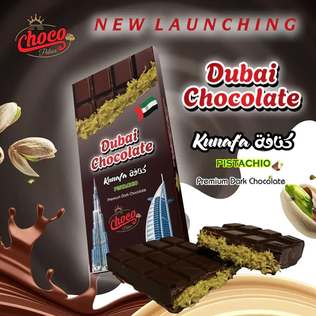 Kunafa Dark chocolate pistachio 200 GM