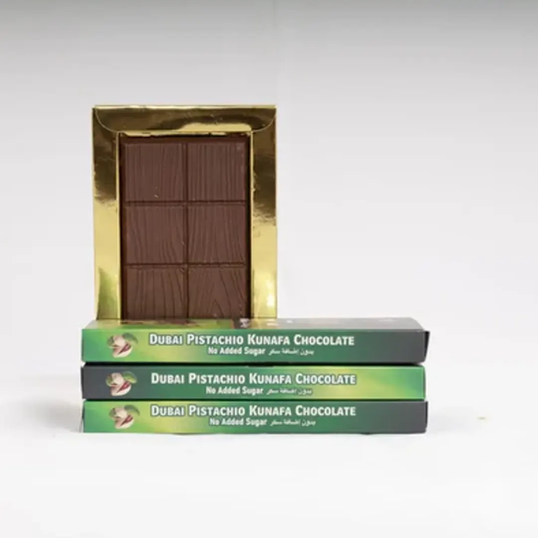 Kunafa Chocolate pistachio Sugar Free 100 gm 4